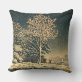 隅田川の冬の日 クッション (正面)