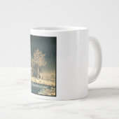 隅田川の冬の日 ジャンボコーヒーマグカップ (正面右)