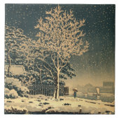 隅田川の冬の日 タイル (正面)