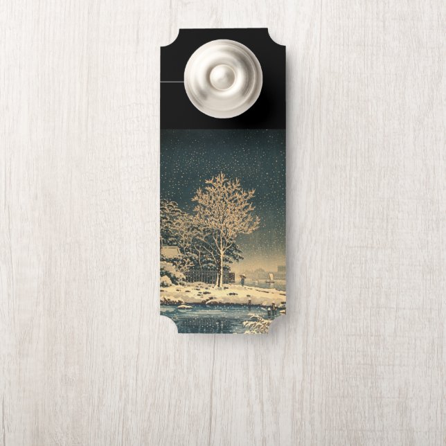 隅田川の冬の日 ドアノブサイン (ノブ)