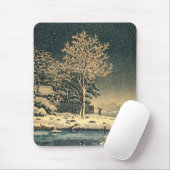 隅田川の冬の日 マウスパッド (マウス)