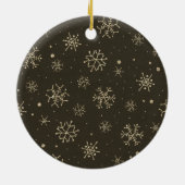 隆カスタム起したクリスマスの写真 セラミックオーナメント (裏面)