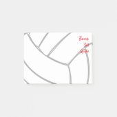 隆起の一定のスパイクプレーヤーのバレーボールの細胞 ポストイット (正面)