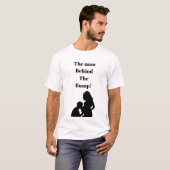 隆起の後ろの引用文のTシャツの人 Tシャツ (正面フル)