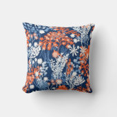 隆起クラシック花開花 クッション (正面)