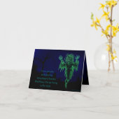 隆起夜の行く事 カード (黄色い花)