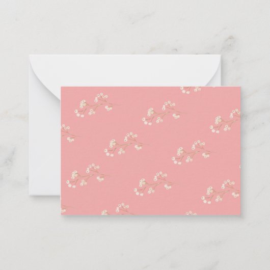 隆起引用文ノートカード ノートカード (裏面)