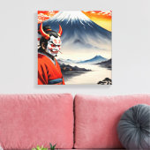 隈取歌舞伎2 キャンバスプリント (インサイチュ (リビング))