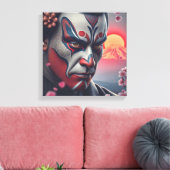 隈取歌舞伎2 キャンバスプリント (インサイチュ (リビング))