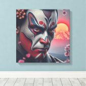 隈取歌舞伎2 キャンバスプリント (インサイチュ (ウッドフロア))