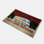 隊商の揺れがノックしな来い場合 ドアマット (アングル)