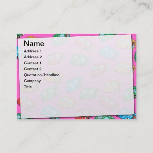 隊商 名刺 (正面)