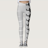 隊形の飛んでいる航空ショー レギンス (正面)