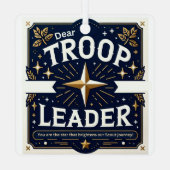 隊長は我々の旅のスターだ メタルオーナメント (裏面)