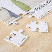 階下虎猫11x14パズル ジグソーパズル (側面)