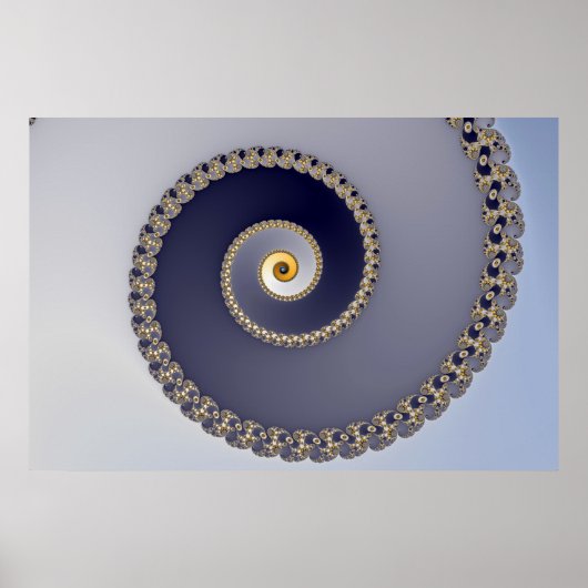 階下 – フラクタルポスター ポスター (正面)