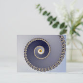 階下 – フラクタル葉書 ポストカード (スタンド正面)