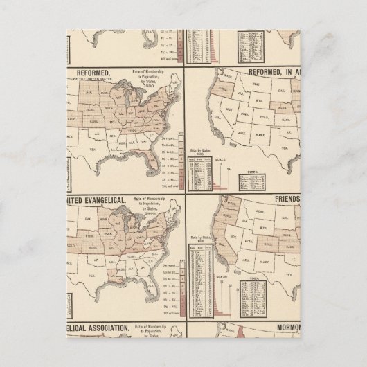 階名統計岩版図 ポストカード (正面)