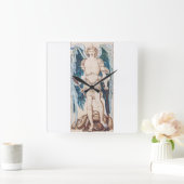 階層の天使 スクエア壁時計 (ホーム)