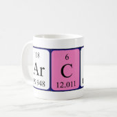 階層の定期的なテーブル名mag コーヒーマグカップ (正面左)