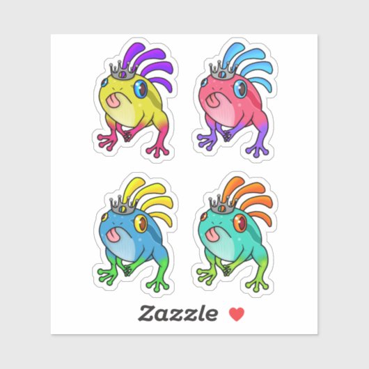 階層カエルのシッター シール (シート)