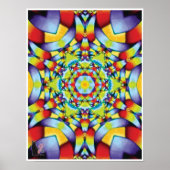 階層万華鏡のように千変万化するパターン ポスター (正面)