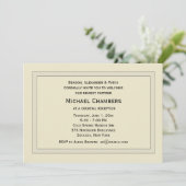 階層型企業の招待状 招待状 (スタンド正面)