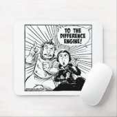 階差機関のパネルに マウスパッド (マウス)