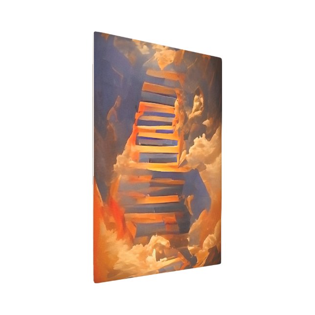 階段から天国 メタルプリント (3/4)