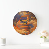 階段から天国 ラージ壁時計 (ホーム)