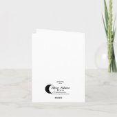 階段のグリーティングカード カード (裏面)