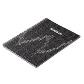 階段の上ろうそく立ち図 ノートブック (左側)