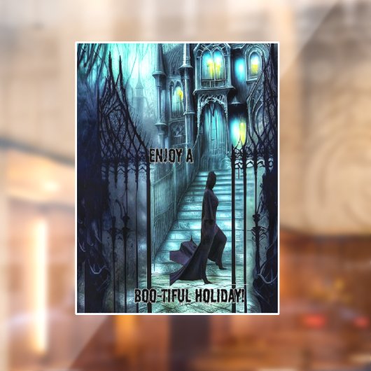 階段の上を覗き込む ウィンドウサイン (シート2)