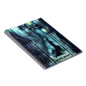 階段の上を覗き込む ノートブック (右側)