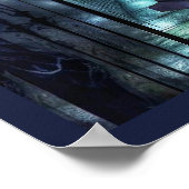 階段の上を覗き込む ポスター (角)