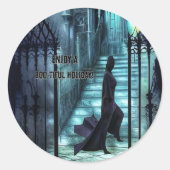 階段の上を覗き込む ラウンドシール (正面)