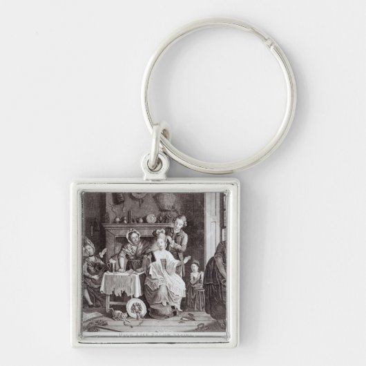 階段の下のぜいたくな生活 キーホルダー (正面)