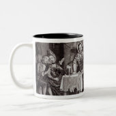 階段の下のぜいたくな生活 ツートーンマグカップ (左)