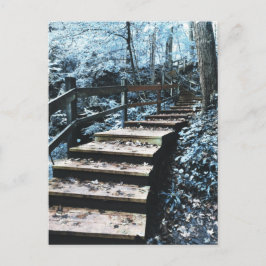 階段の夜景 ポストカード