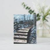 階段の夜景 招待状 (スタンド正面)