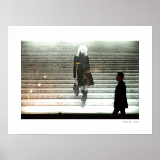 階段の女の子/ニューライフポスター ポスター (正面)