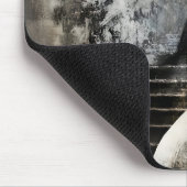 階段の幽霊姿3超自然的オカルト マウスパッド (コーナー)