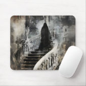 階段の幽霊姿3超自然的オカルト マウスパッド (マウス)