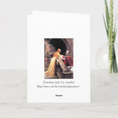 階段のLancelotおよびGuinevere カード (裏面)