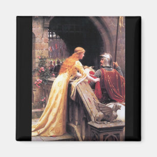 階段のLancelotおよびGuinevere マグネット