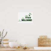 階段を上る人 ポスター (キッチン)