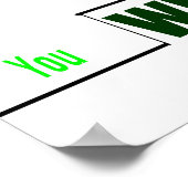 階段を上る人 ポスター (角)