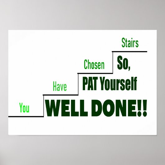 階段を上る人 ポスター (正面)