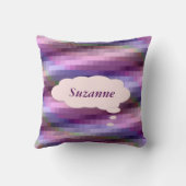 階段カラフルのパーソナライズされた装飾用クッション クッション (裏面)