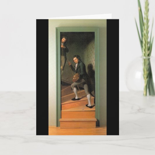 階段グループ、Charles Willson Peale カード (正面)